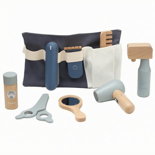 Kit barbier jouet - barbier, pochette