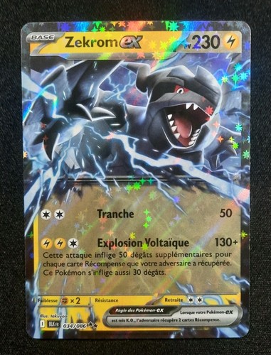 Carte pokémon zekrom ex - carte,