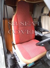 Housse De Siège Pour Camping-Car Peugeot Boxer 2007, Suède Terracotta MH-192