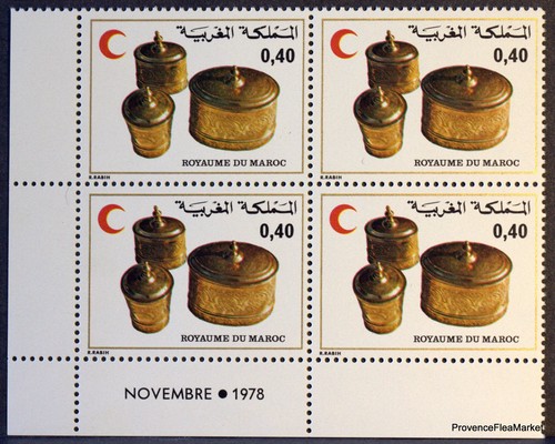 Maroc morocco timbres bloc - maroc,