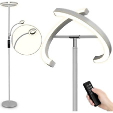 Lampadaire LED Moderne sur Pied avec Luminosité Réglable pour Chambre et Salon