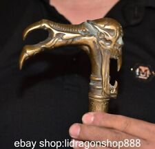 5.6 "ancienne statue chinoise en bronze tête tête tête tête tige tige