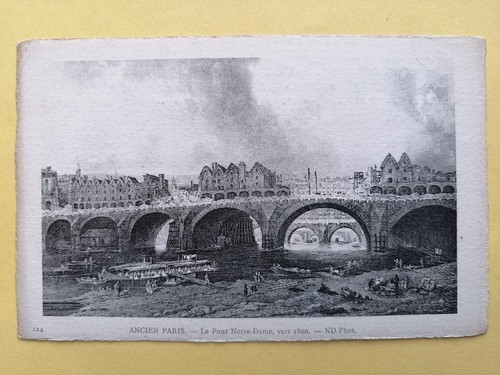 Cpa gravure ancien paris - paris, le