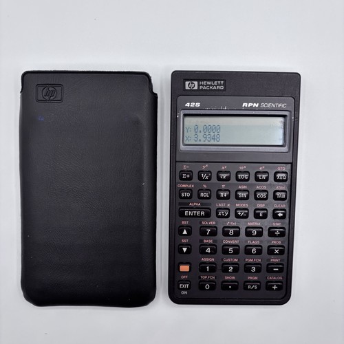 Hewlett packard 42s rpn - packard,