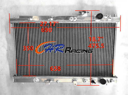 Aluminum radiator for - aluminum, honda