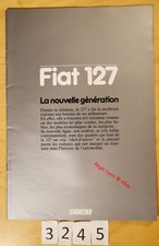 FIAT 127 SPECIAL/ SUPER 900- SPORT 1300- DIESEL 1300 Prospectus Fr 11/1981 20 p