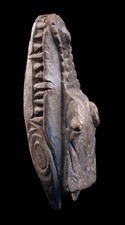 Proue de pirogue, canoe prow, sepik river, papua new guinea, tribal art, 37 cm