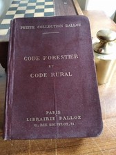 1933 - CODE FORESTIER - CODE