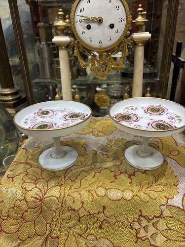 Opaline rare paire coupe - rare,