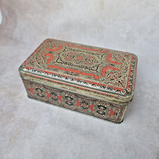 Boîte métal vintage motifs - boîte,