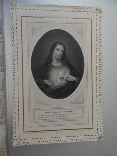 Image pieuse canivet dentelle