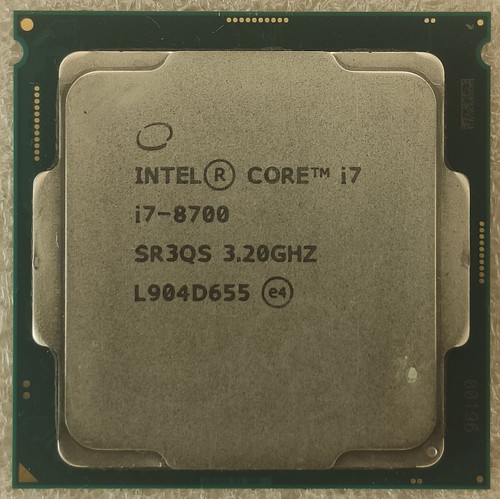 Processeur intel core - core, i7-8700
