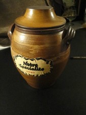 Petit pot à oignons grès