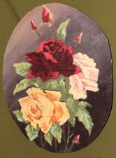 Tableau ancien huile réaliste