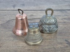 Lot De 3 Ancienne Cloche 2 En
