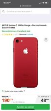 Apple iPhone 7 (PRODUCT)RED) - 128 Go - Rouge (WCDMA + GSM) (Désimlocké)