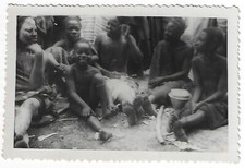 Afrique 61 PHOTOS  c1950 types noire Africain African hommes femmes nus