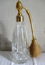 Ancien Flacon vaporisateur cristal taillé BACCARAT ? pour MARCEL FRANCK