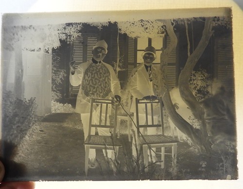 Photo ancienne plaque - photo, verre