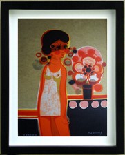 Lithographie   LES ANGELIQUES  V  Signé FREDERIC MENGUY Epreuve Japon CXIII/CXIX