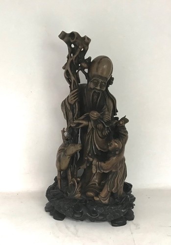Figurine chinoise stéatite - chinoise,