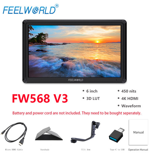 Feelworld fw568 inch dslr - feelworld, v3