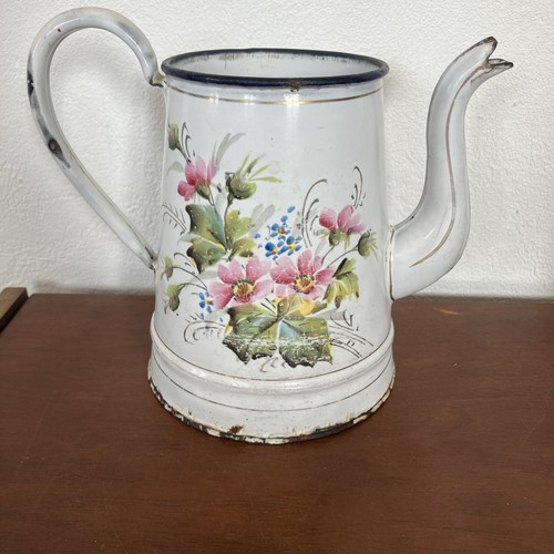 Superbe cafetière 1900 tôle - superbe,