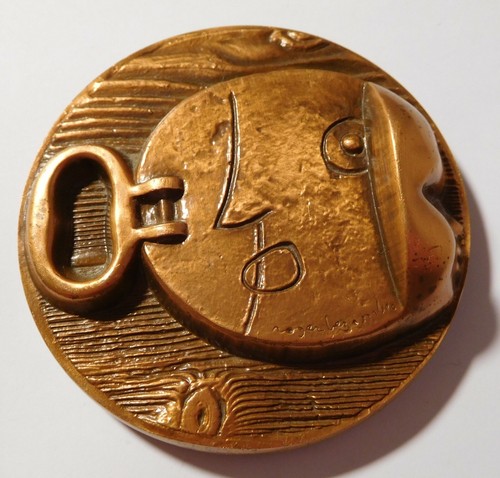 Rare médaille artistique - , en