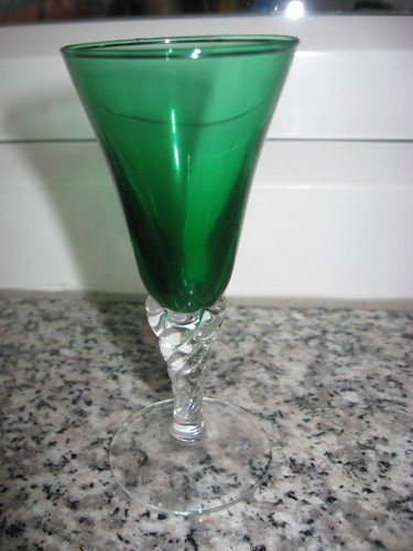 Verre pied à - verre, liqueurs