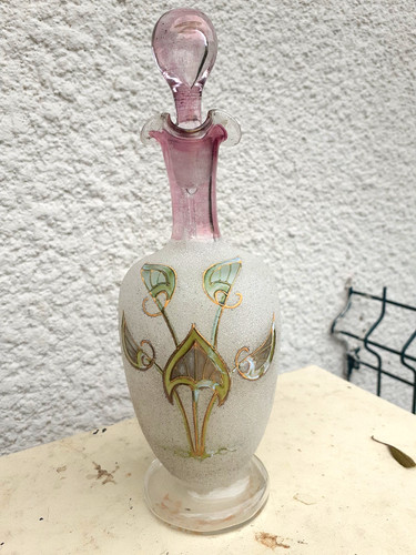 Ancienne carafe verre - carafe,