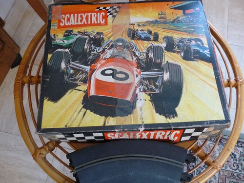 Ancien circuit auto scalextric - circuit,