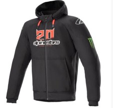 Hoodie Alpinestars Moto FQ20 Chrome Ignition Monster Zip Gr: XXL