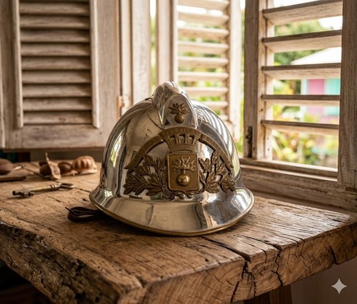 Casque pompier plaque - pompier,