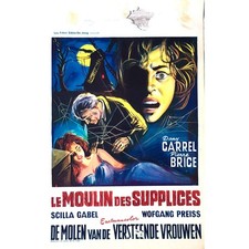 MILL OF STONE WOMEN Movie Poster  14x21 in.  - 1960 - Giorgio Ferroni, Pierre Br