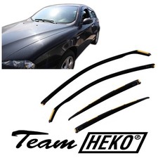 Deflecteurs D'Air / De Vent Pour Alfa Romeo 147 2001-2010 5-Portes 4-Pcs