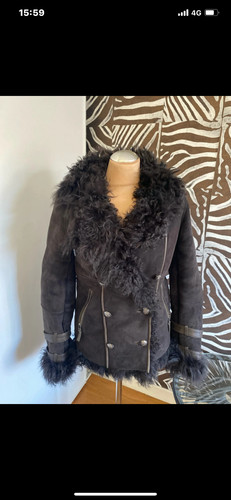 Manteau veste maje - manteau, peau