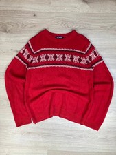 Pull vintage maille à motifs