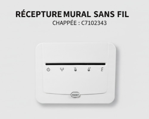Récepteur leds mural sans - 5,