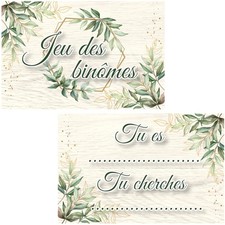 100 Cartes Jeu des Binômes