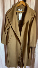 Manteau long femme en laine "