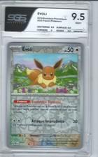 Carte Pokemon Evoli Reverse Evolutions Prismatiques 074/131 Gradée 9.5