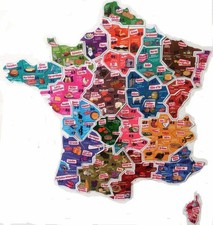 Magnet carte de France Le Gaulois