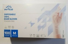 INTCO GANT D'EXAMEN EN VINYLE 100 GANTS TAILLE M
