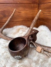 Handcarved Black Walnut Kuksa