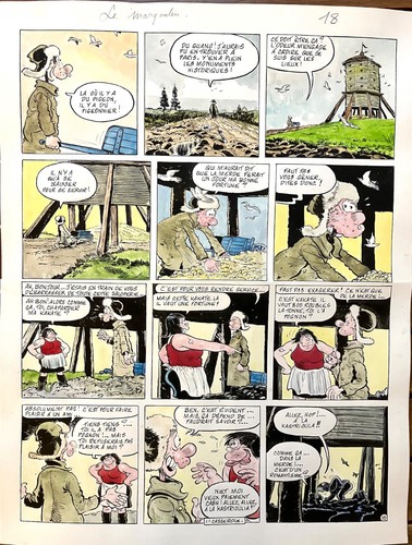 Planche originale mouminoux - planche,