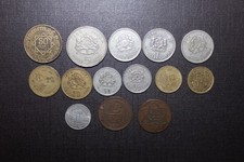 lot de 14 monnaies du maroc différentes