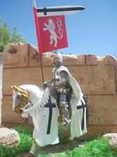 Soldat plomb MOYEN-AGE :  Le CHEVALIER de l'Ordre TEUTONIQUE ,  XVSiècle..no 85