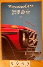MERCEDES 240 GD/ 300 GD/ 230 GE/ 280 GE Prospectus Allemand 32 pages 08/1985