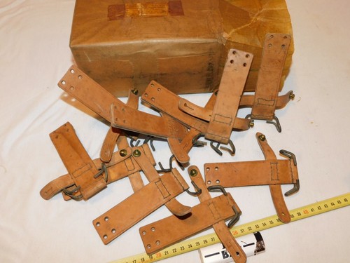 Lot supports cuir - 10,
