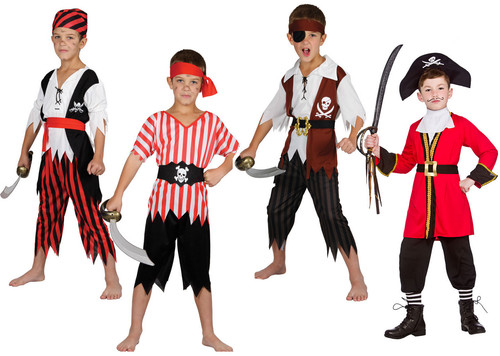 Tenue déguisement pirate - tenue,